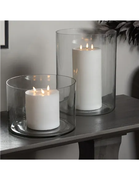 Hill Interiors Tasman Glass Cylinder Vase Large 22905