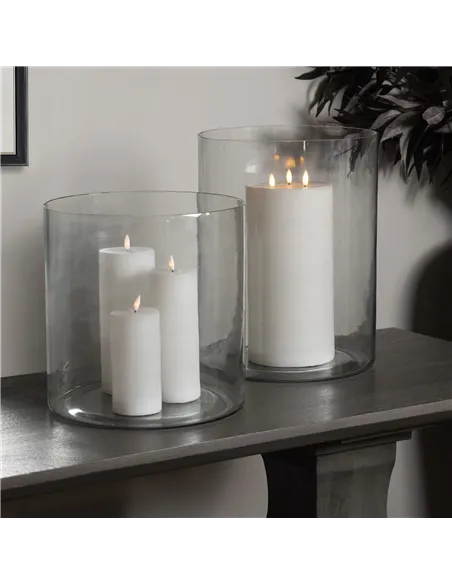 Hill Interiors Tasman Glass Cylinder Vase Large 22905