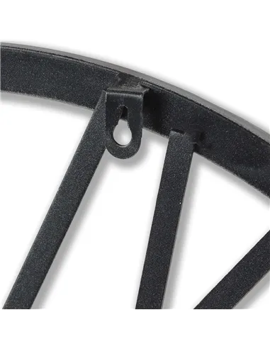 Hill Interiors Silver Heart Skeleton Wall Clock 17857