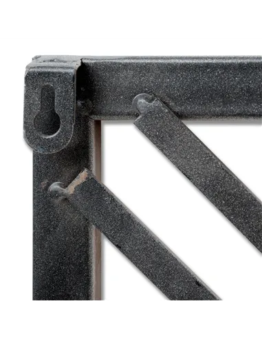 Hill Interiors Silver Rectangular Skeleton Wall Clock 17859