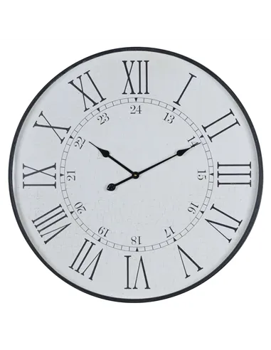 Hill Interiors Large Embossed Station Clock 19479