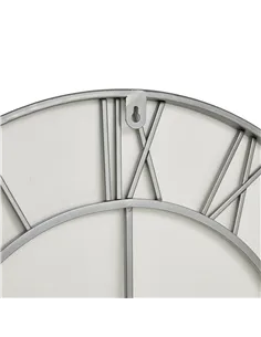 Hill Interiors Silver Skeleton Wall Clock 21622 2