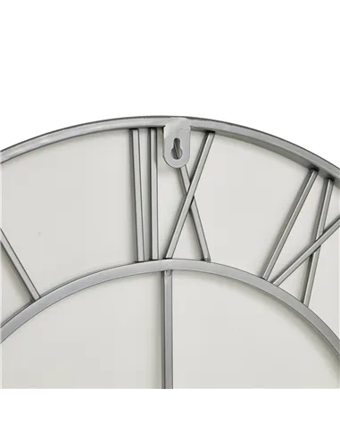 Hill Interiors Silver Skeleton Wall Clock 21622