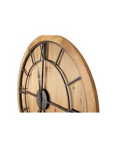 Hill Interiors Williston Large Wooden Wall Clock 21642 2