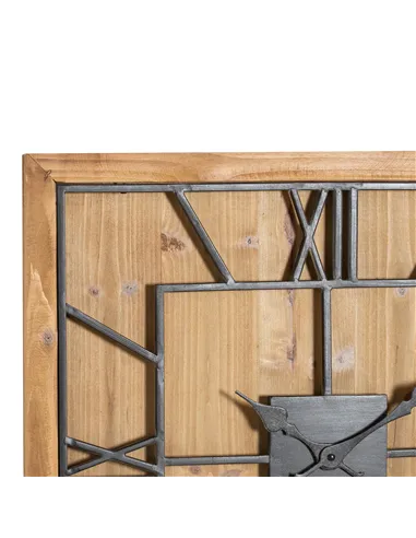 Hill Interiors Williston Square Wooden Wall Clock 21643