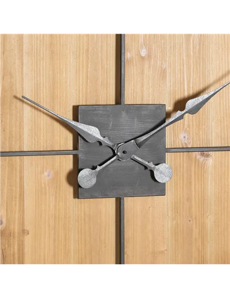 Hill Interiors Williston Square Large Wooden Wall Clock 21644