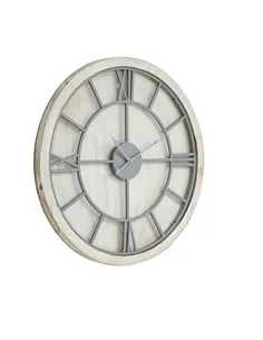 Hill Interiors Williston White Wall Clock 21649