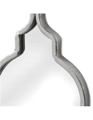 Hill Interiors Silver Quarterfoil Decorative Hanging Mirror 18767