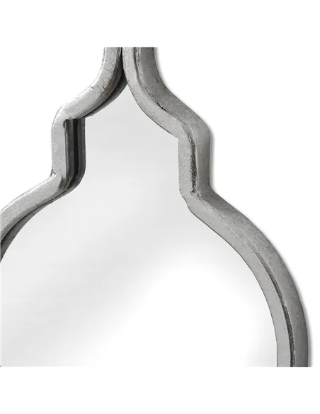 Hill Interiors Silver Quarterfoil Decorative Hanging Mirror 18767