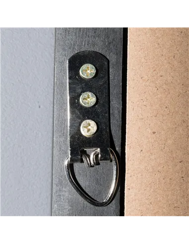 Hill Interiors Tall Black Wooden Window Mirror 22492