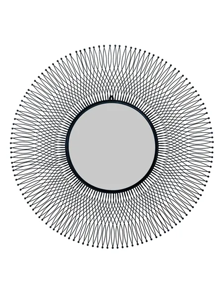 Hill Interiors Rio Black Large Wire Mirror 23107