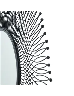 Hill Interiors Rio Black Large Wire Mirror 23107 2