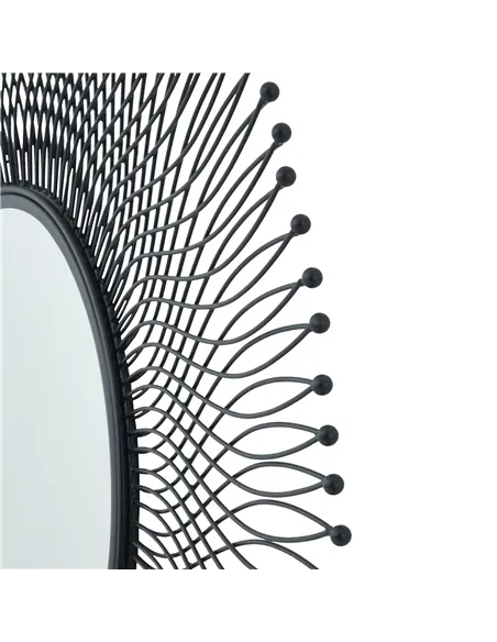 Hill Interiors Rio Black Large Wire Mirror 23107
