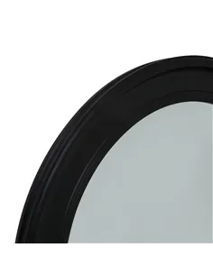 Hill Interiors Black Wood Round Framed Mirror 23332 2