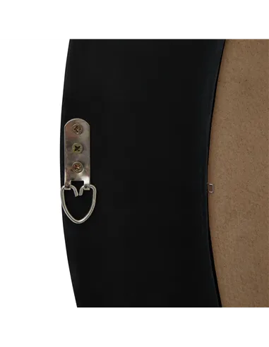 Hill Interiors Black Wood Round Framed Mirror 23332