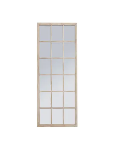 Hill Interiors Tall Washed Wood Window Mirror 23376