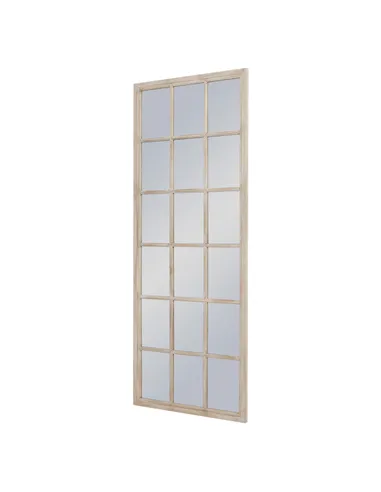 Hill Interiors Tall Washed Wood Window Mirror 23376