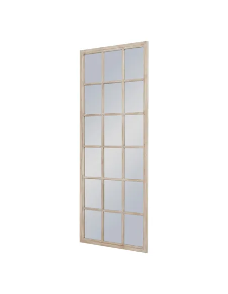 Hill Interiors Tall Washed Wood Window Mirror 23376