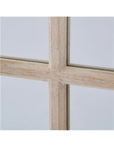 Hill Interiors Tall Washed Wood Window Mirror 23376