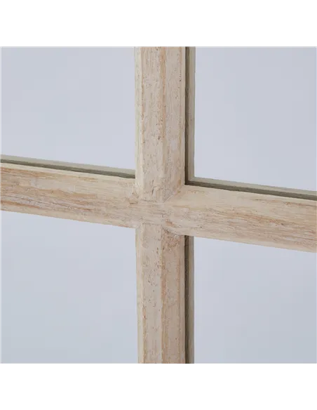 Hill Interiors Tall Washed Wood Window Mirror 23376