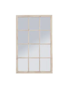 Hill Interiors Washed Wood Window Mirror 23377