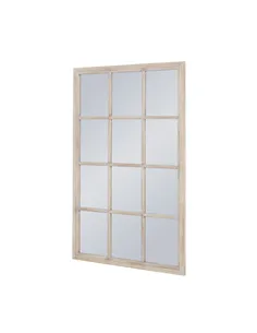 Hill Interiors Washed Wood Window Mirror 23377 2