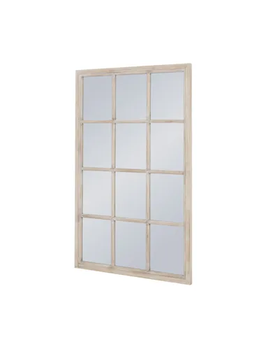 Hill Interiors Washed Wood Window Mirror 23377