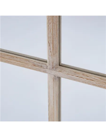 Hill Interiors Washed Wood Window Mirror 23377