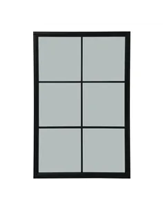 Hill Interiors Black Wood XL Window Mirror 23606