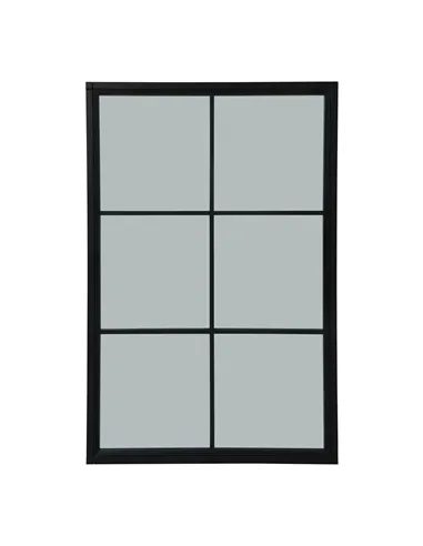 Hill Interiors Black Wood XL Window Mirror 23606