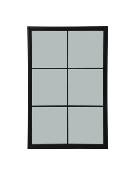 Hill Interiors Black Wood XL Window Mirror 23606