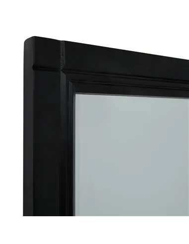 Hill Interiors Black Wood XL Window Mirror 23606