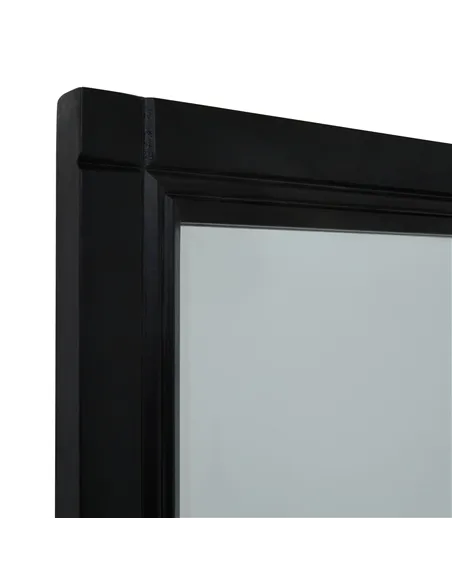 Hill Interiors Black Wood XL Window Mirror 23606