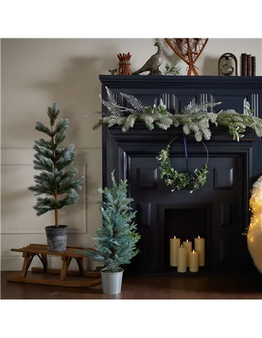 Hill Interiors Christmas Fir Tree In Stone Pot 21812