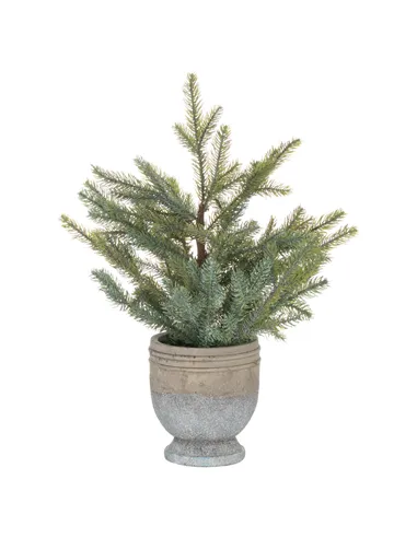 Hill Interiors Garda Pine Tree In Stone Pot 21821