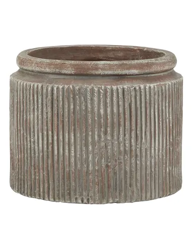 Hill Interiors Siena Brown Dolly Pot 23637