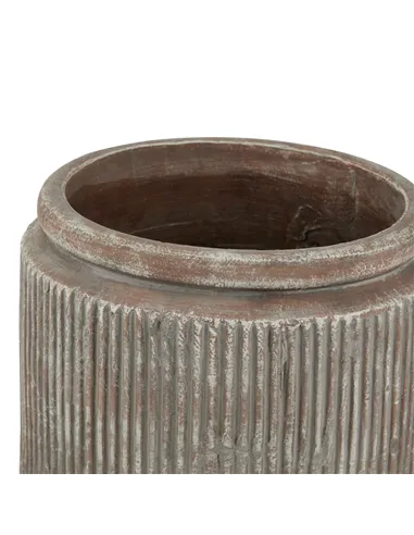 Hill Interiors Siena Brown Dolly Pot 23637