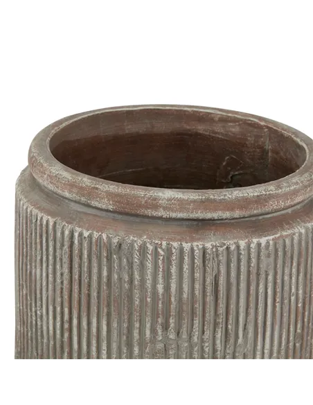 Hill Interiors Siena Brown Dolly Pot 23637