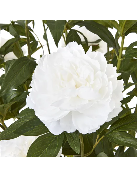 Hill Interiors Extra Large White Peony Bush In Pot 23756