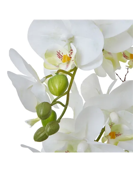 Hill Interiors Large White Orchid In Ceramic Pot 23758