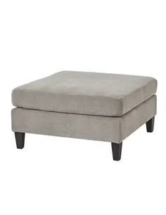 Hill Interiors Vesper Taupe Ottoman Foot Stool 23743