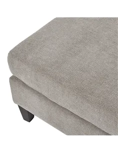 Hill Interiors Vesper Taupe Ottoman Foot Stool 23743 2