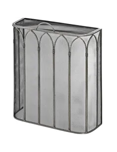 Hill Interiors Gothic Antique Pewter Firescreen 17547