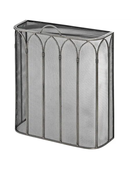 Hill Interiors Gothic Antique Pewter Firescreen 17547