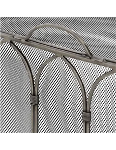 Hill Interiors Gothic Antique Pewter Firescreen 17547 2