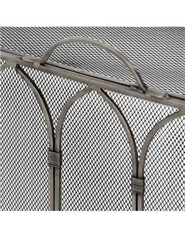 Hill Interiors Gothic Antique Pewter Firescreen 17547