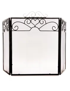 Hill Interiors Chrome Topped Three Fold Fire Screen 22508