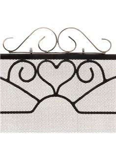Hill Interiors Chrome Topped Three Fold Fire Screen 22508 2
