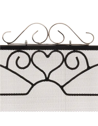 Hill Interiors Chrome Topped Three Fold Fire Screen 22508