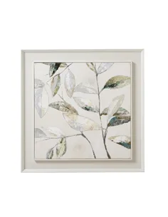 Hill Interiors Dolce Dapple Leaf Framed Painting On Canvas 23793